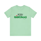 Merry Grinchmas Tee - Unisex Short Sleeve Christmas Shirt