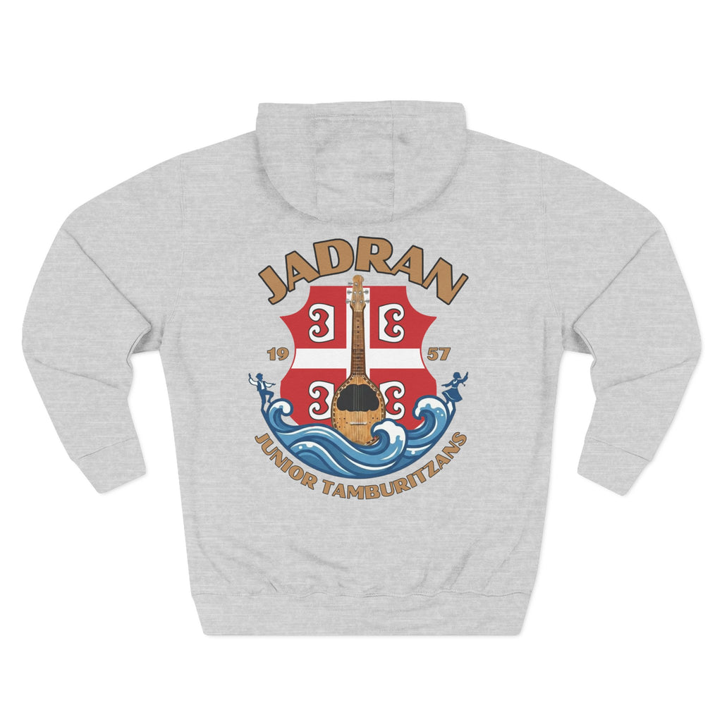 Jadran Junior Tamburitzans Adult Sweatshirt Hoodie - Serbian Logo
