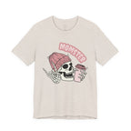 Momster Skull Coffee Tee — Cute Goth Mom T-Shirt
