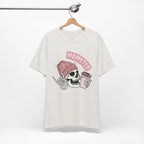 Momster Skull Coffee Tee — Cute Goth Mom T-Shirt