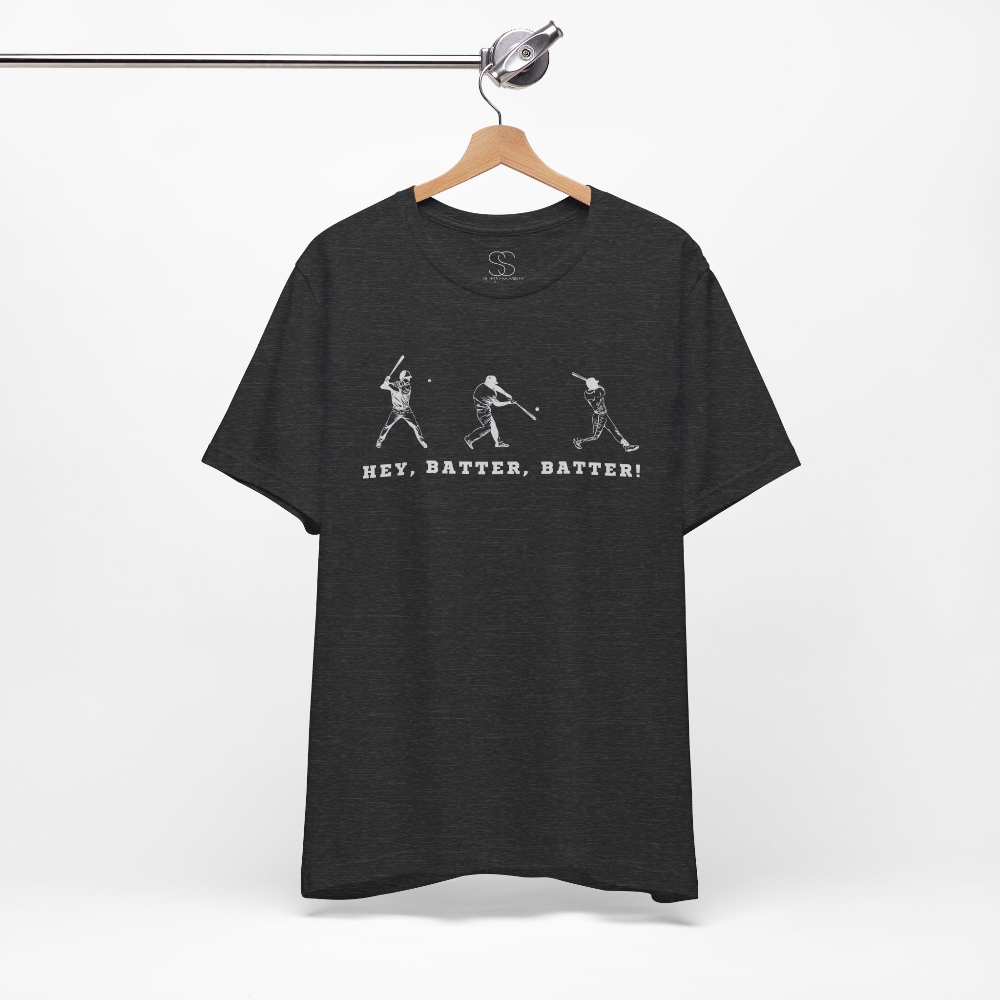 Baseball Batter Sequence T-Shirt — "Hey, Batter, Batter!" Retro Sports Tee