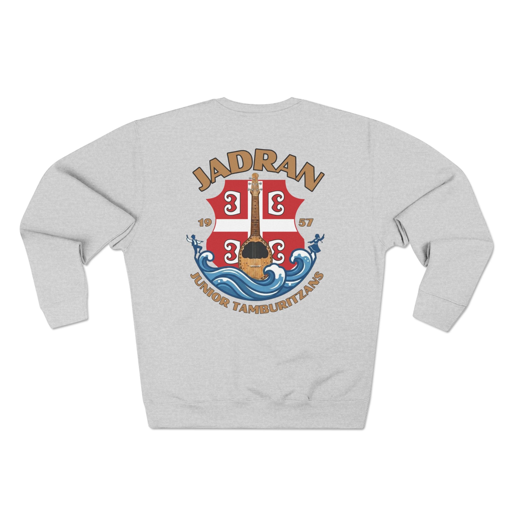 Jadran Junior Tamburitzans Adult Crewneck - Serbian Logo