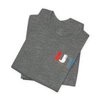 Jadran Junior Tamburitzans Adult T‑Shirt - Tan Lettering & Serbian Logo