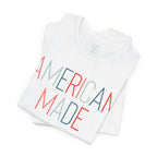 American Made Tee - Retro Red & Blue Graphic T-Shirt