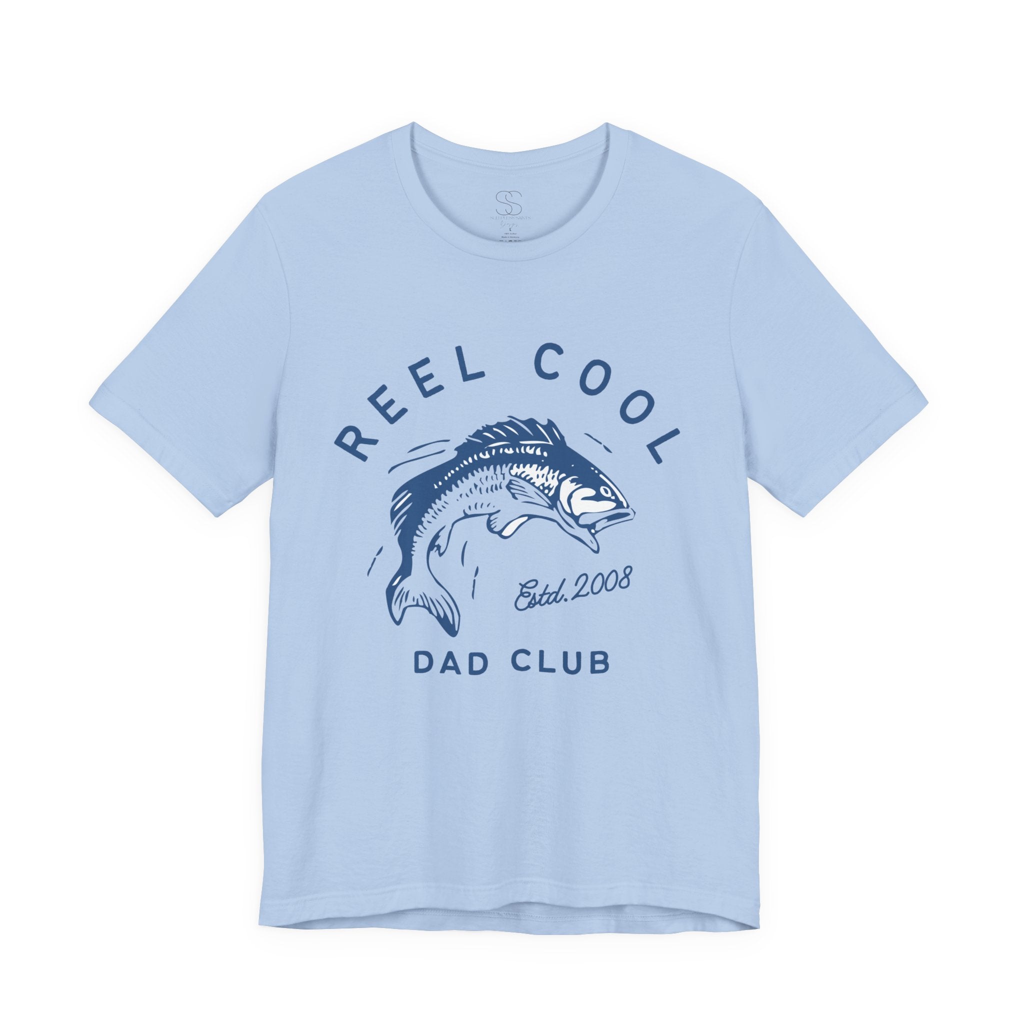 Reel Cool Dad Club Fishing T-Shirt — Established 2008 Graphic Tee