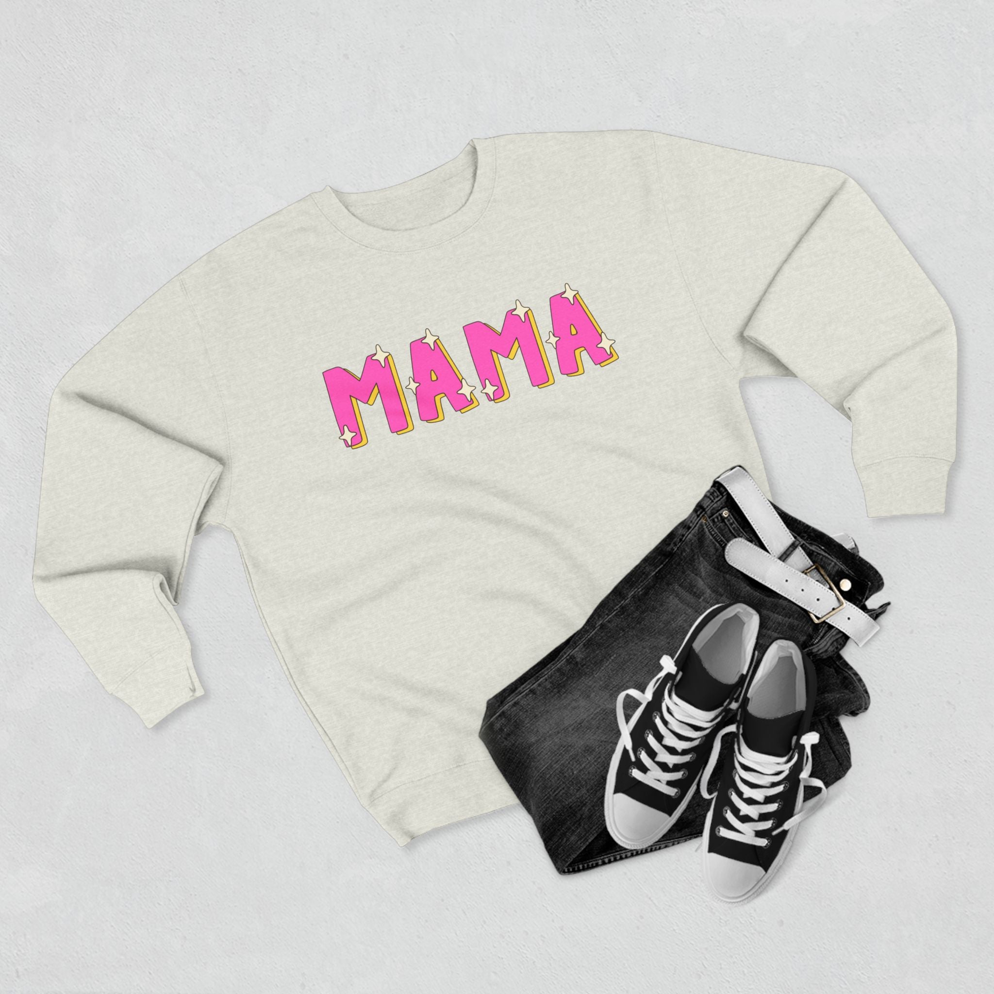 Mama Pink Crewneck Sweatshirt