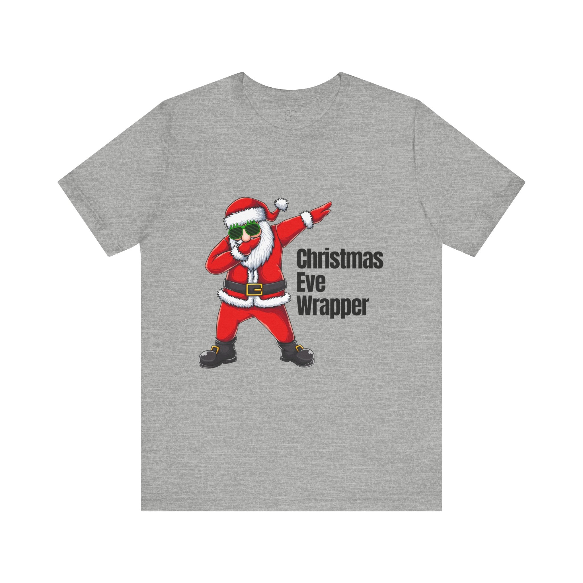 Christmas Eve Wrapper T-Shirt — Dabbing Santa Holiday Tee