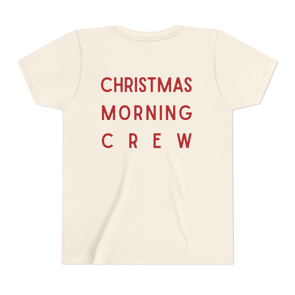 Youth Tee — "Christmas Morning Crew" Holiday Kids T-Shirt