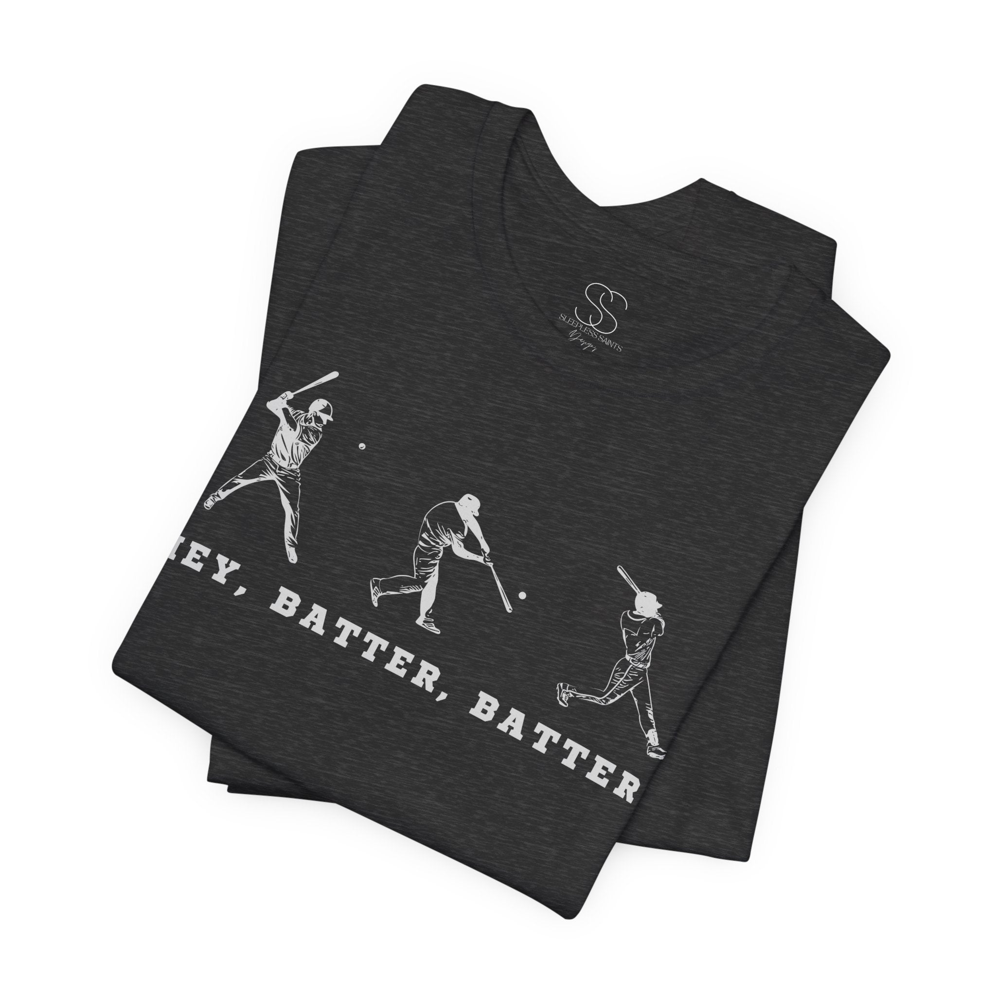 Baseball Batter Sequence T-Shirt — "Hey, Batter, Batter!" Retro Sports Tee