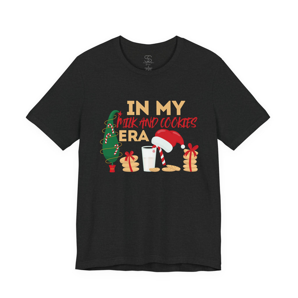 Christmas Cookie & Milk Tee - "In My Milk And Cookies Era" Holiday T‑Shirt