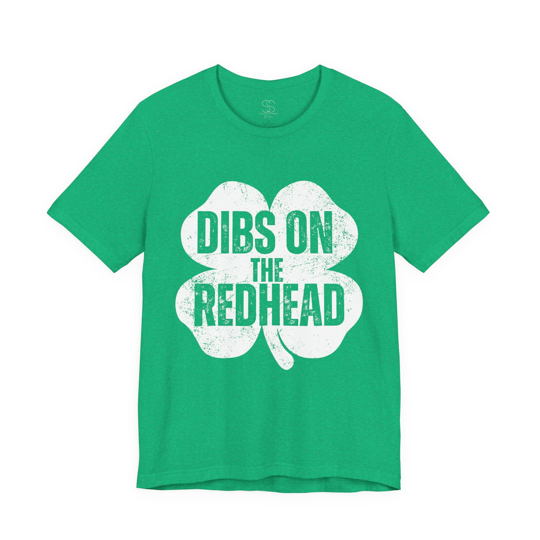 Dibs On The Redhead Shamrock T-Shirt — Funny St. Patrick’s Day Tee