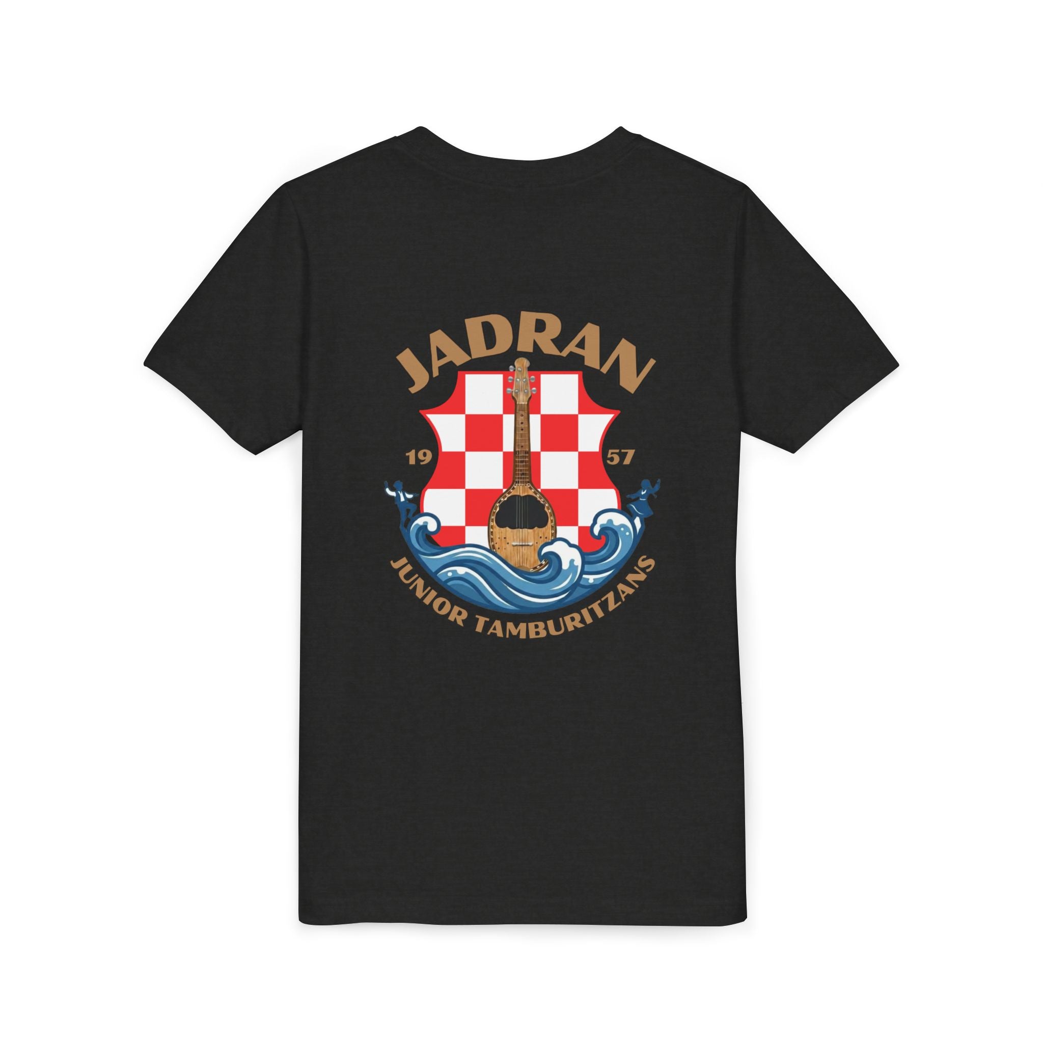 Jadran Junior Tamburitzans Kid Shirt - Tan Lettering