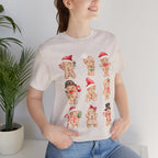 Christmas Gingerbread Characters Tee – Cute Holiday Cookie Shirt