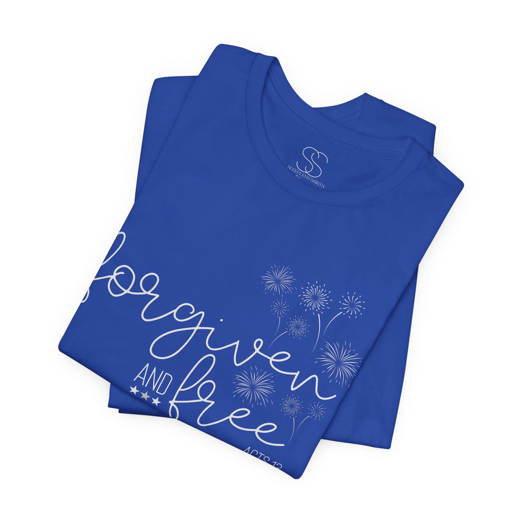 Forgiven and Free T-Shirt - Christian Faith Tee (Acts 13)