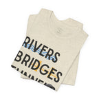 Rivers Bridges Tunnels Ketchup Tee - Pittsburgh Graphic T‑Shirt