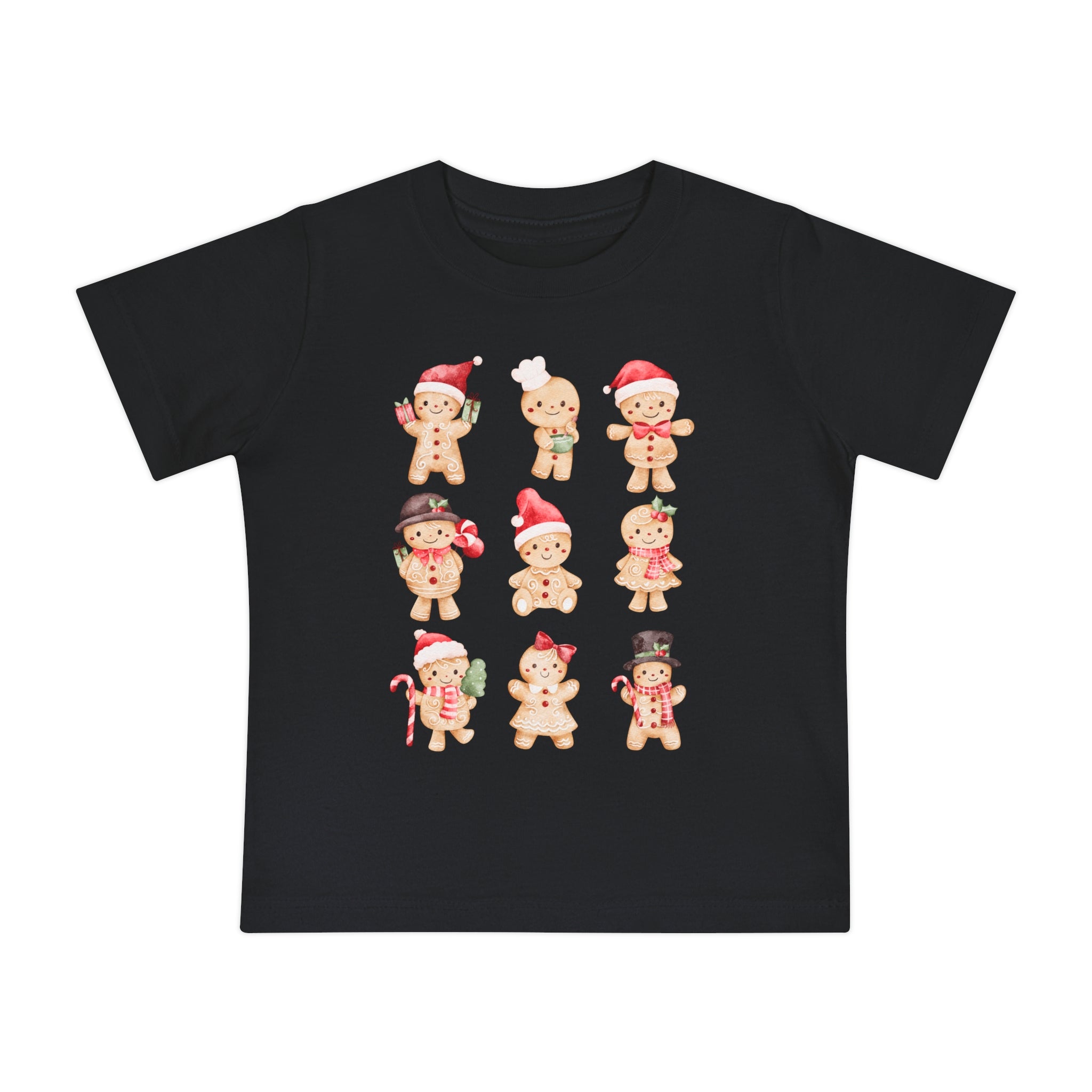 Christmas Gingerbread Babies Baby T-Shirt – Cute Holiday Cookie Crew
