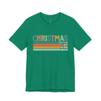 Christmas Words Unisex Jersey Tee