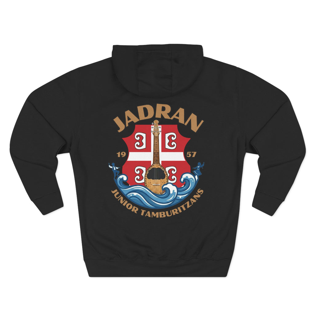 Jadran Junior Tamburitzans Adult Sweatshirt Hoodie - Serbian Logo