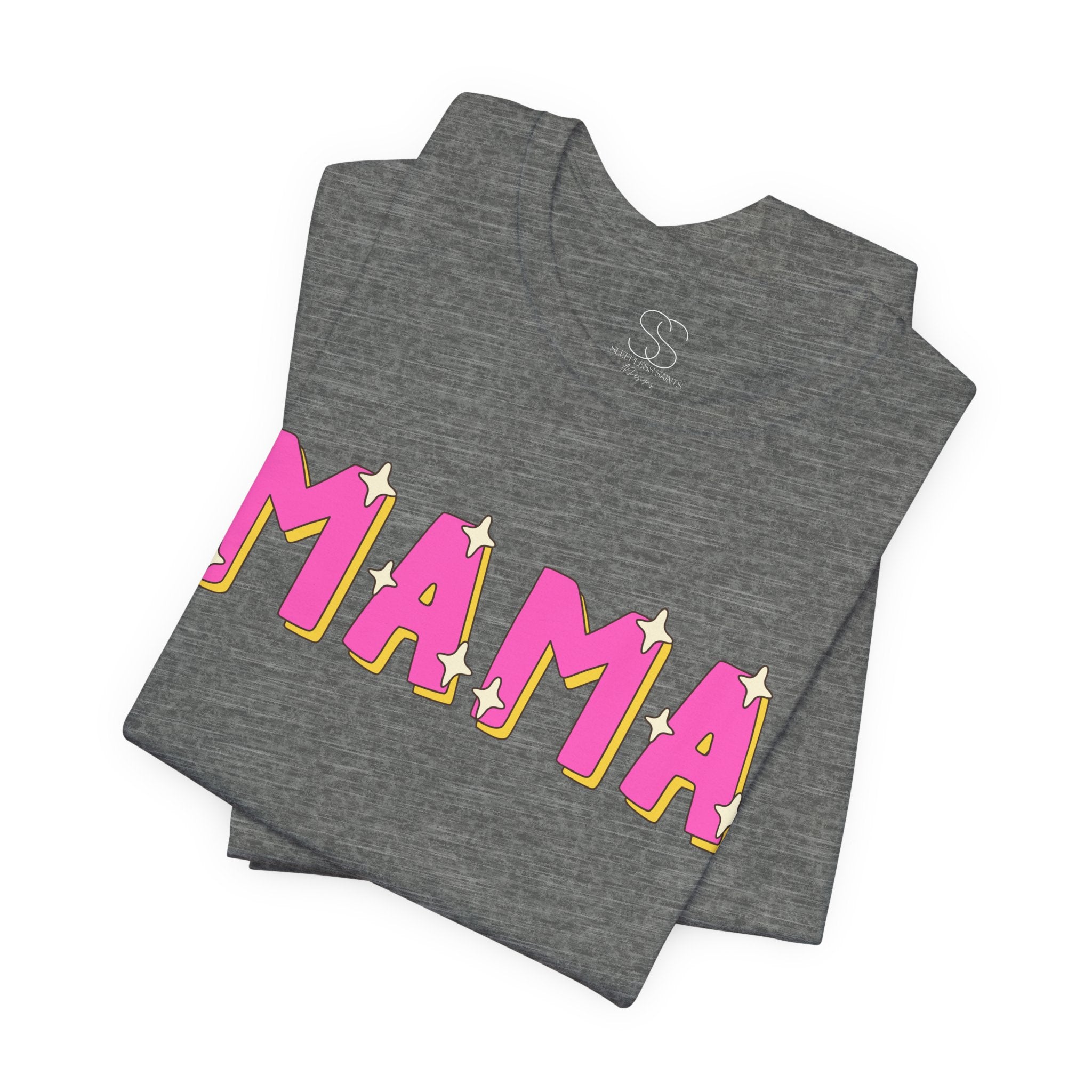 Mama Pink T-Shirt — Cute 'MAMA' Graphic Tee