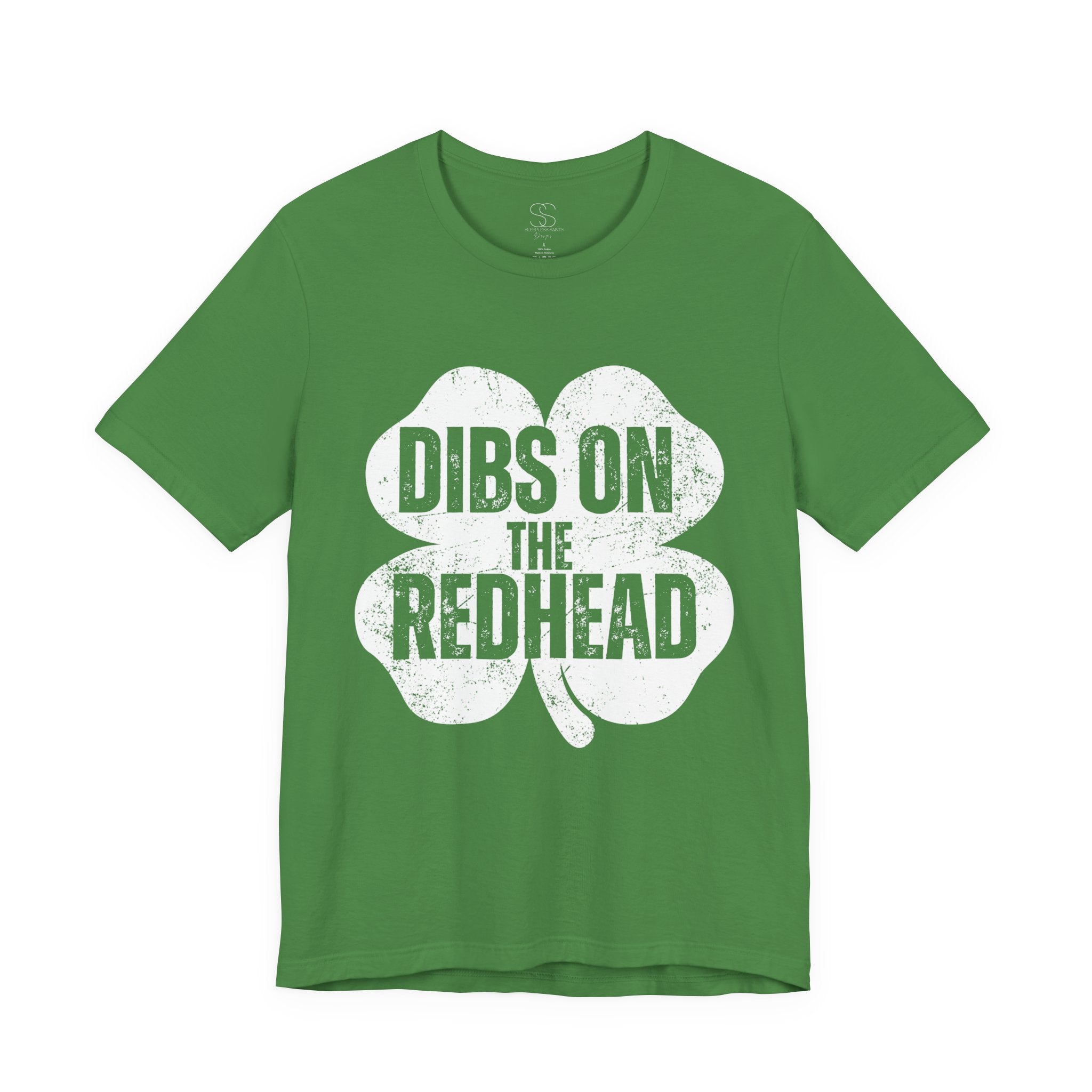 Dibs On The Redhead Shamrock T-Shirt — Funny St. Patrick’s Day Tee