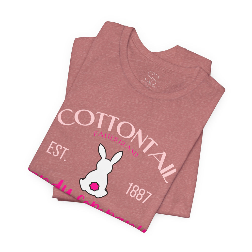 Cottontail Candy Company Tee – Cute Bunny Vintage Candy Shop Shirt