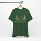 Tree Tops Glisten & Children Listen Holiday Graphic T-Shirt