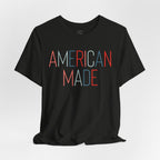 American Made Tee - Retro Red & Blue Graphic T-Shirt