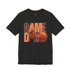 Game Day Basketball T‑Shirt — Retro Orange Basketball Graphic Tee