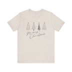 Merry Christmas Minimal Tree Tee