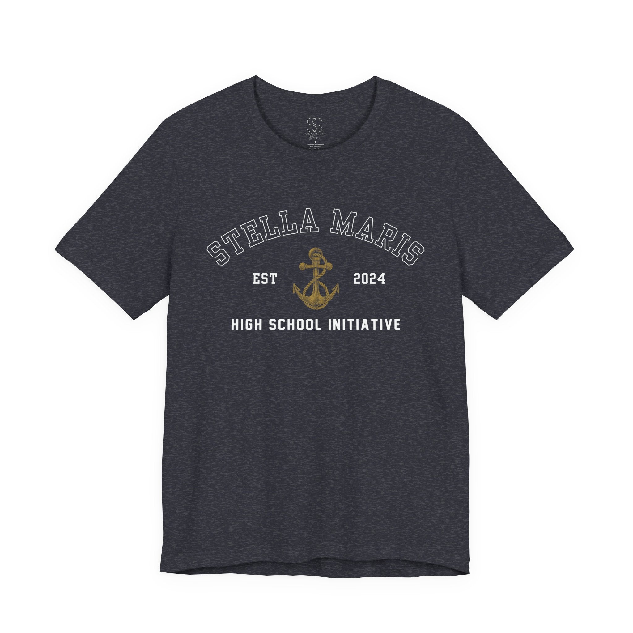 Stella Maris High School T‑Shirt — Anchor Logo (Est. 2024)