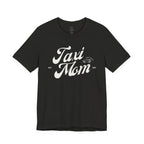 Taxi Mom T‑Shirt — Vintage Script 'Taxi Mom' Graphic Tee