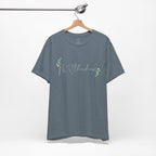 Motherhood Tee — "Motherhood" Script Floral Graphic Short Sleeve Shirt