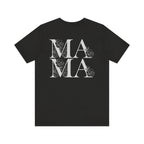 MAMA Floral on Back Design Tee