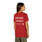 Youth Tee — "Christmas Morning Crew" Holiday Kids T-Shirt