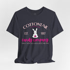 Cottontail Candy Company Tee – Cute Bunny Vintage Candy Shop Shirt