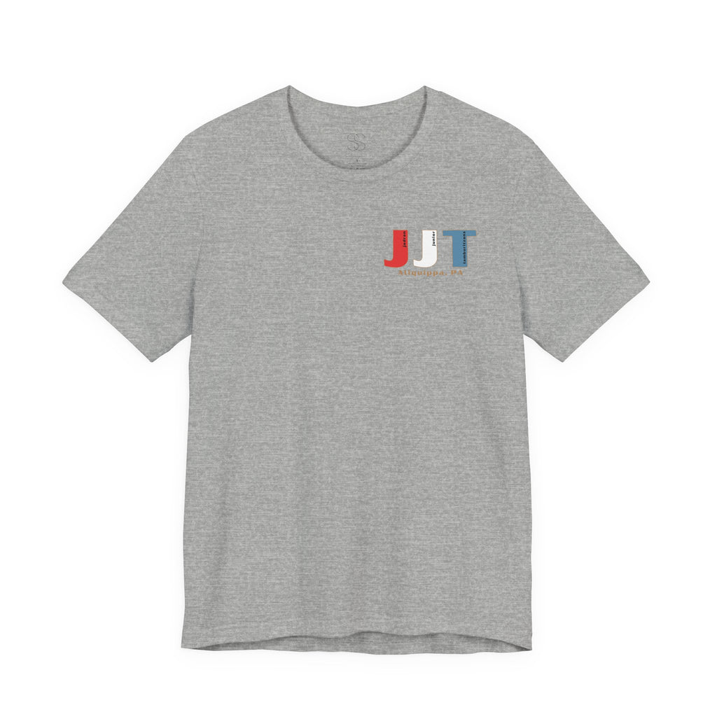 Jadran Junior Tamburitzans Adult T‑Shirt - White and Red Lettering