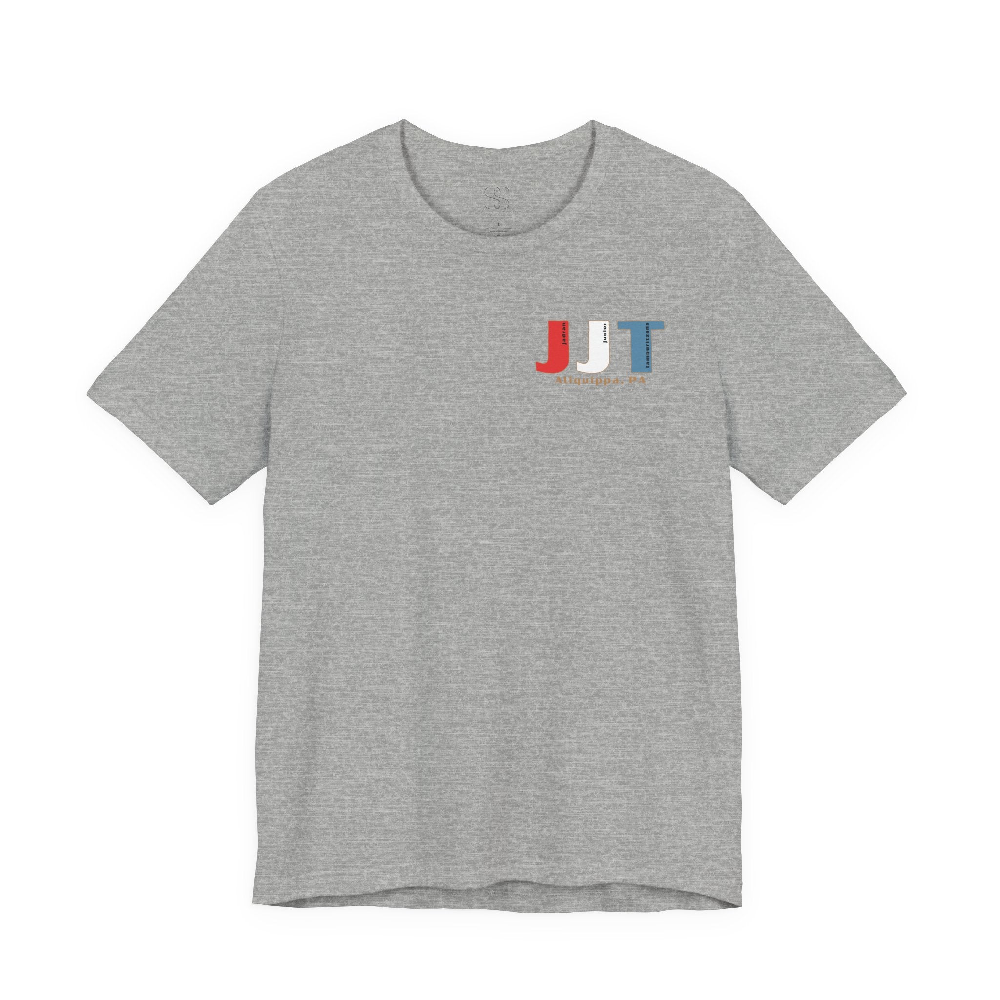 Jadran Junior Tamburitzans Adult T‑Shirt - White and Red Lettering