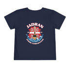 Jadran Junior Tamburitzans Toddler Tee - White and Red Lettering & Serbian Logo