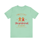 Gingerbread Bakery T‑Shirt – "Mrs. Claus' Gingerbread Bakery" Holiday Tee
