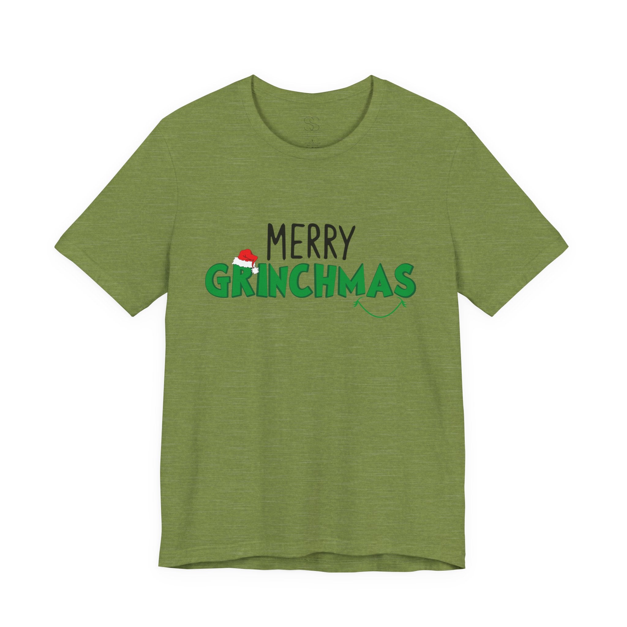 Merry Grinchmas Tee - Unisex Short Sleeve Christmas Shirt