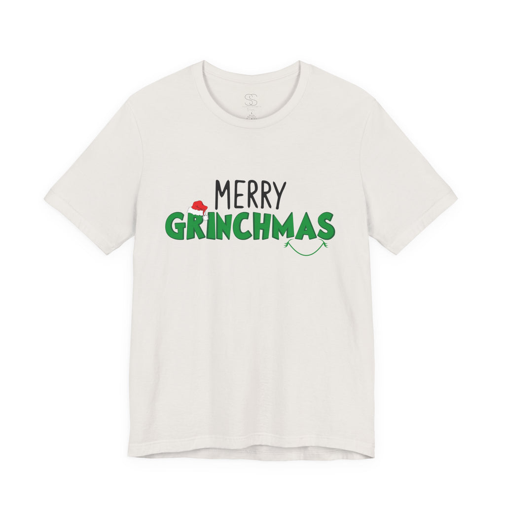Merry Grinchmas Tee - Unisex Short Sleeve Christmas Shirt