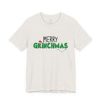 Merry Grinchmas Tee - Unisex Short Sleeve Christmas Shirt