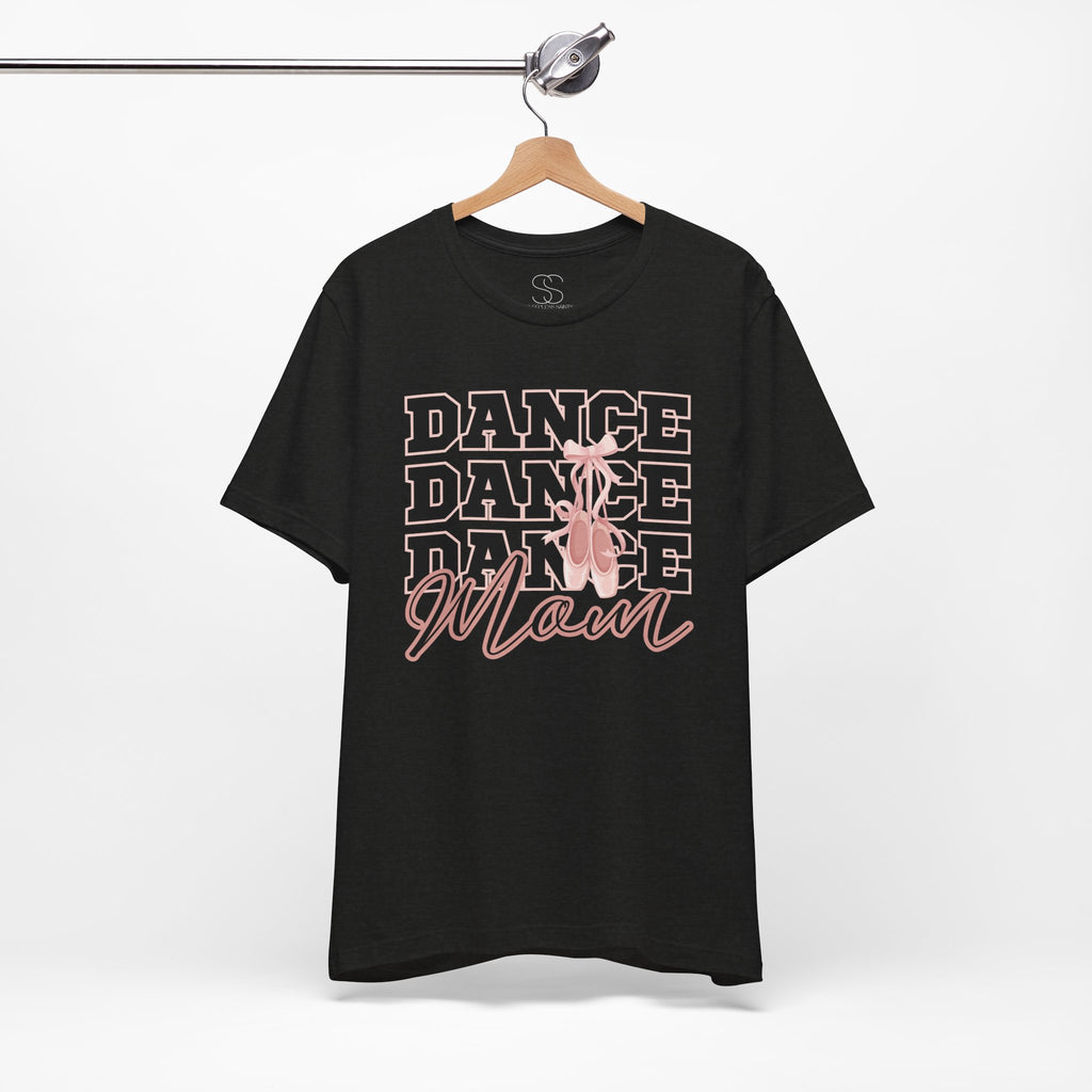 Dance Mom T‑Shirt — Pink Ballet Silhouette Tee