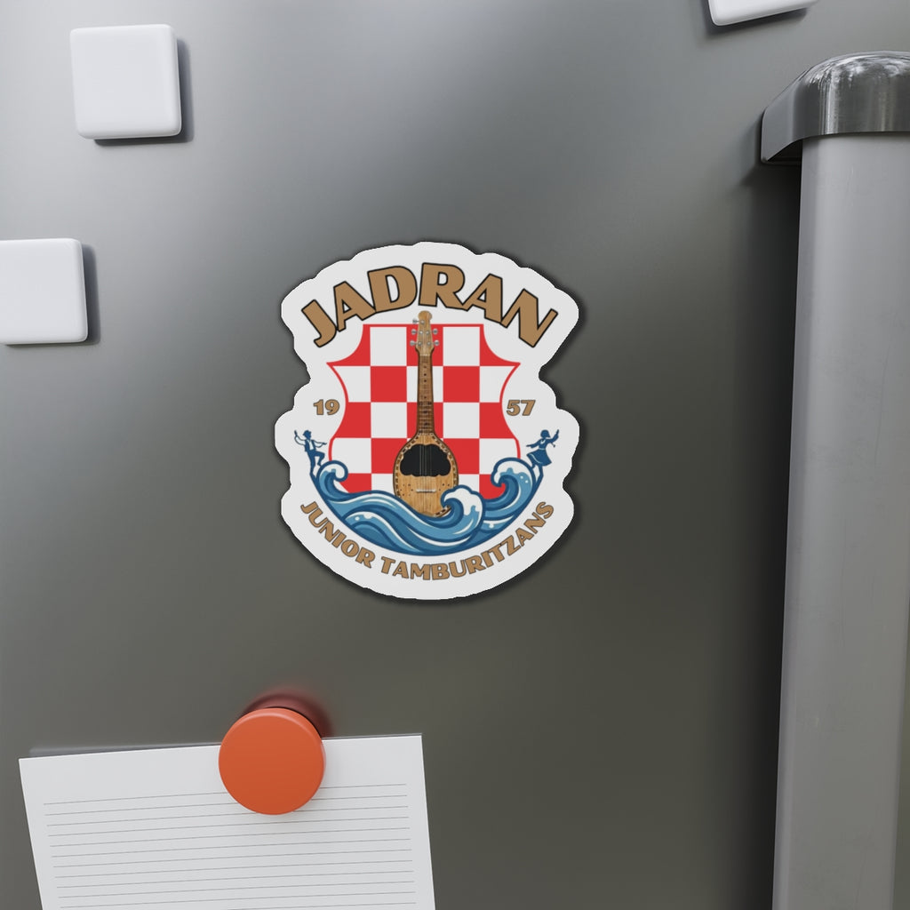 Jadran Junior Tamburitzans Crest Die-Cut Magnet