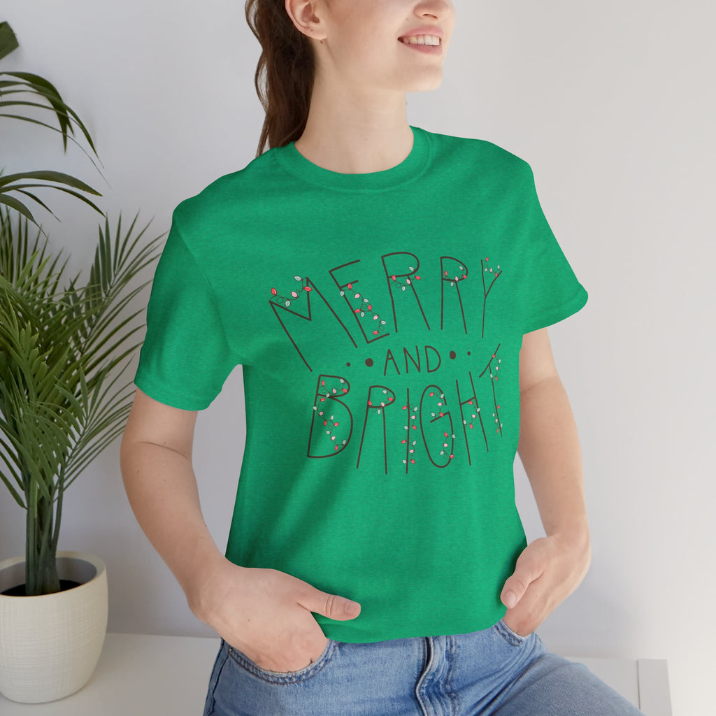 Merry and Bright Christmas Tee
