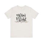 Merry & Bright Christmas Tee - Holiday Light Script T-Shirt