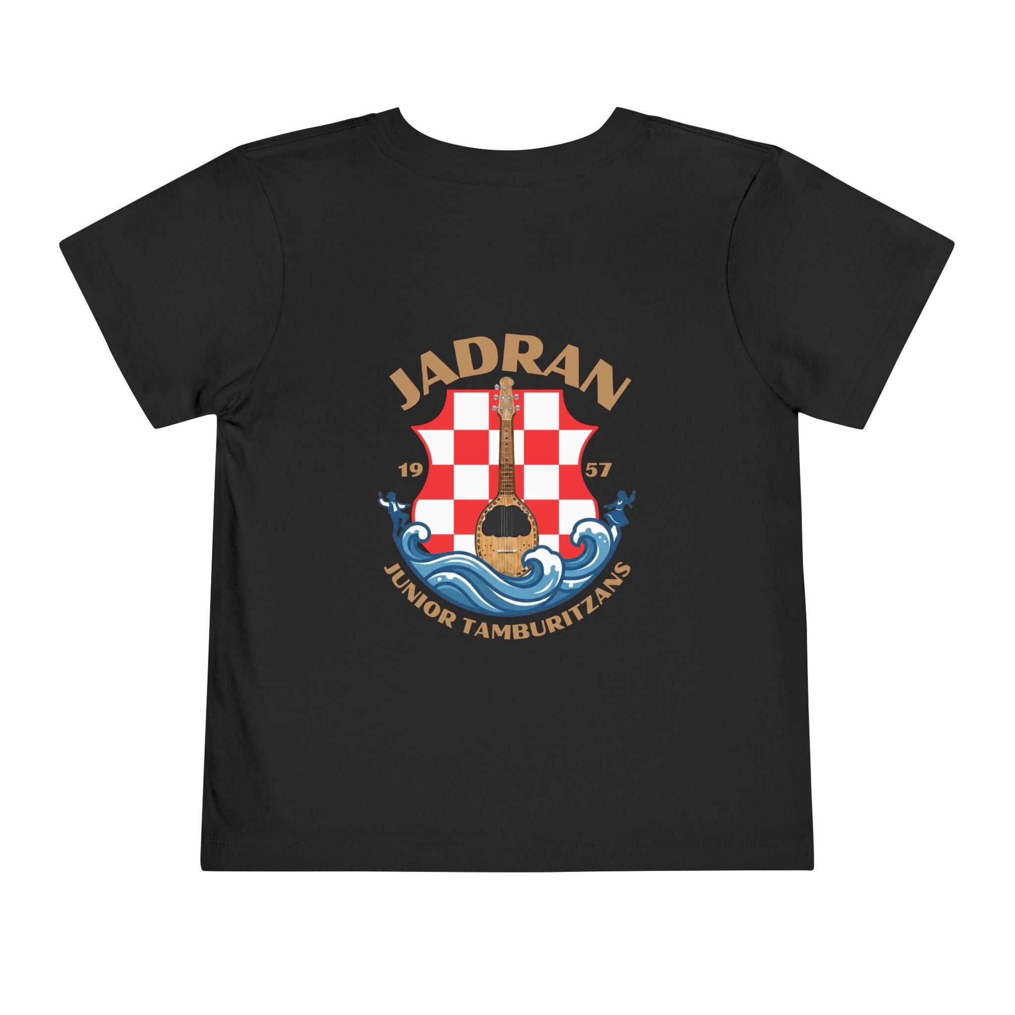 Jadran Junior Tamburitzans Toddler Tee - Tan Lettering