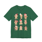 Christmas Gingerbread Characters Tee – Cute Holiday Cookie Shirt