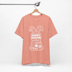 Easter Bunny Typography Tee — "Happy Easter" Spring Graphic T-Shirt