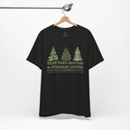 Tree Tops Glisten & Children Listen Holiday Graphic T-Shirt